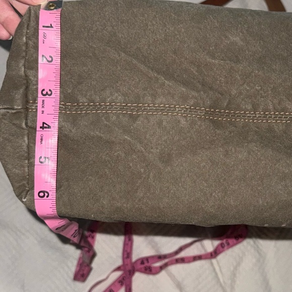 Campomaggi Genziana Canvas and Leather Shopper Tote - Picture 14 of 16